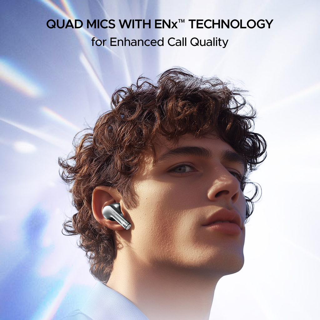 boAt Airdopes 141 Pro Buds | Wireless Earbuds with 60H Playback, ENx™ Technology, Sleek Metallic Finish, Bluetooth v5.3