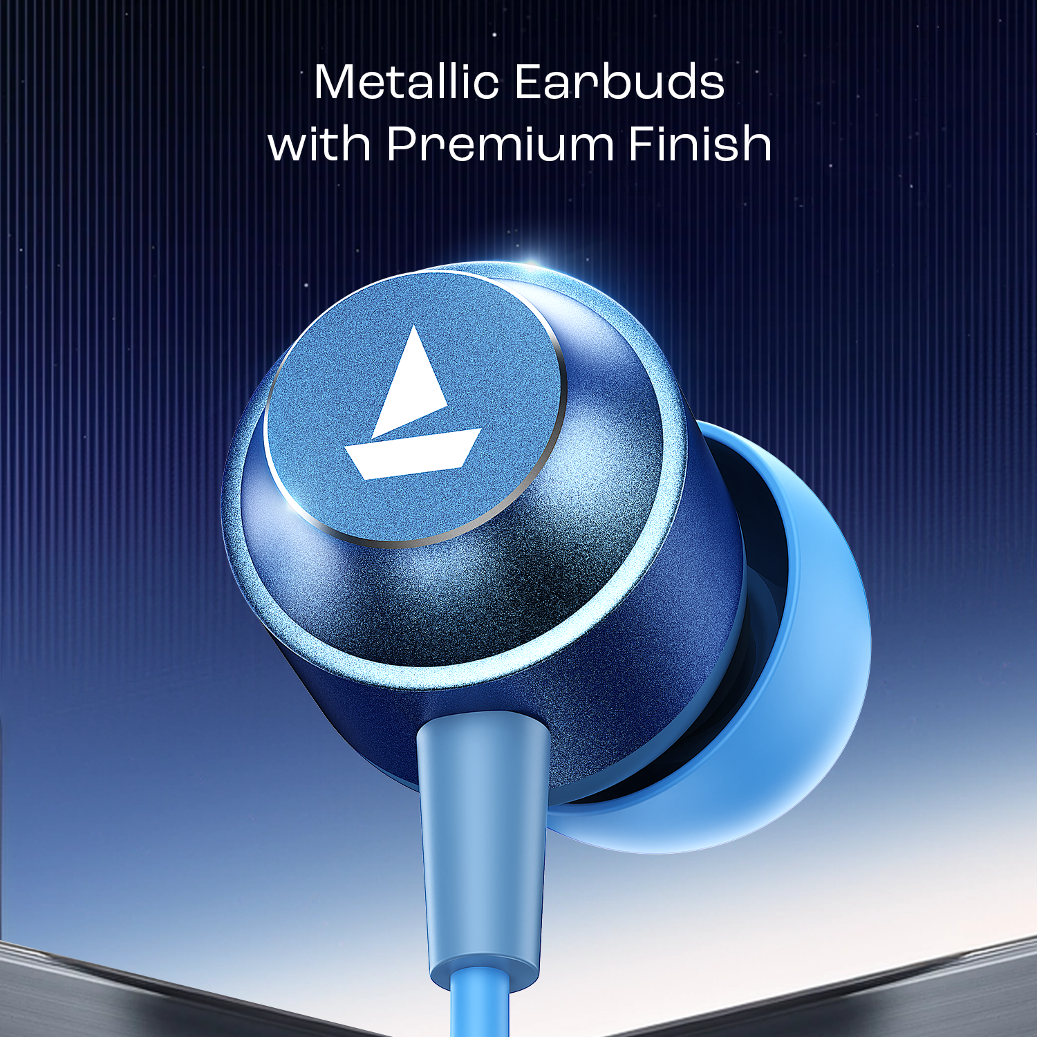 Bassheads 162v2 | Wired Earphone with 10mm Drivers, boAt Signature Sound, Metallic Earbuds, Ergonomic Fit