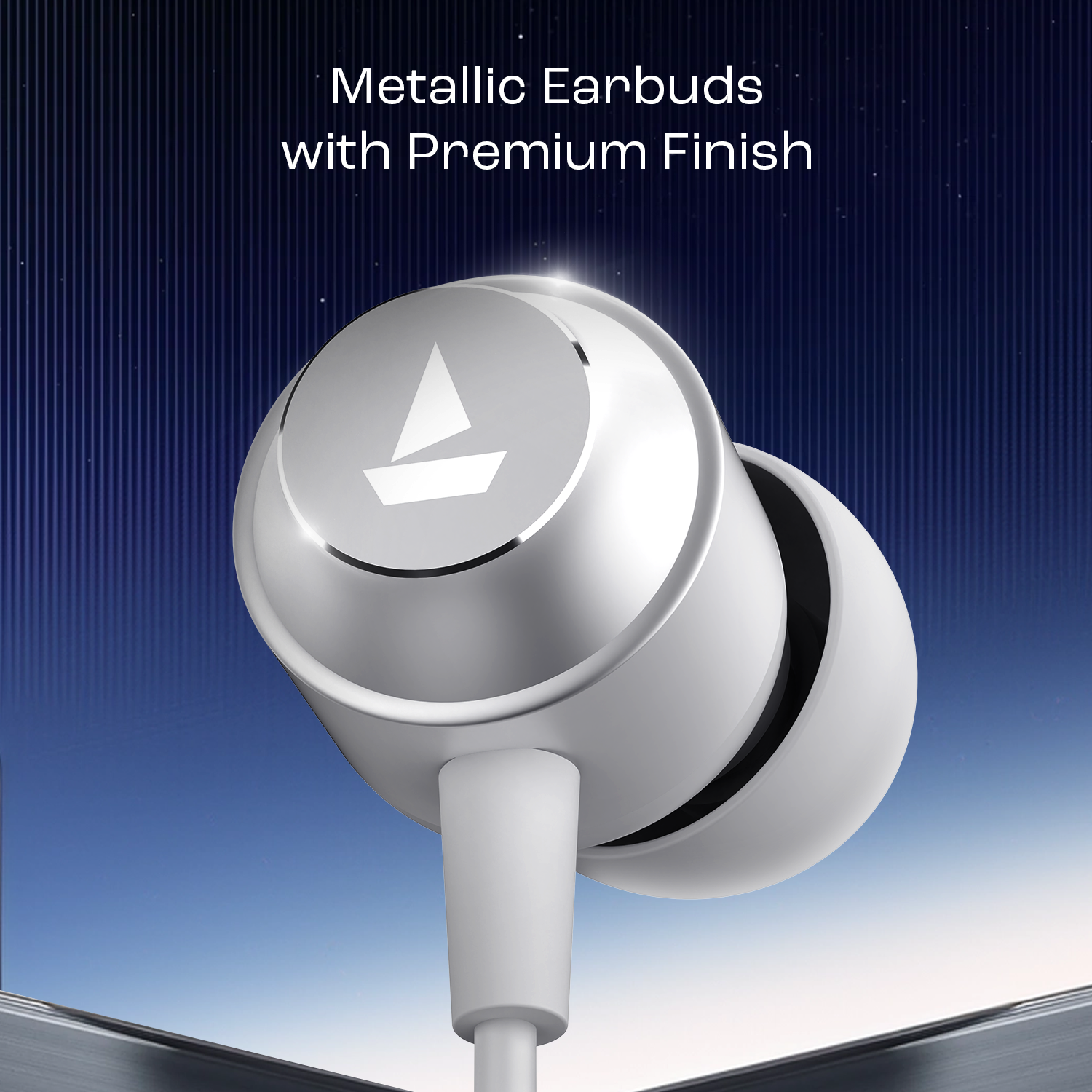 Bassheads 162v2 | Wired Earphone with 10mm Drivers, boAt Signature Sound, Metallic Earbuds, Ergonomic Fit