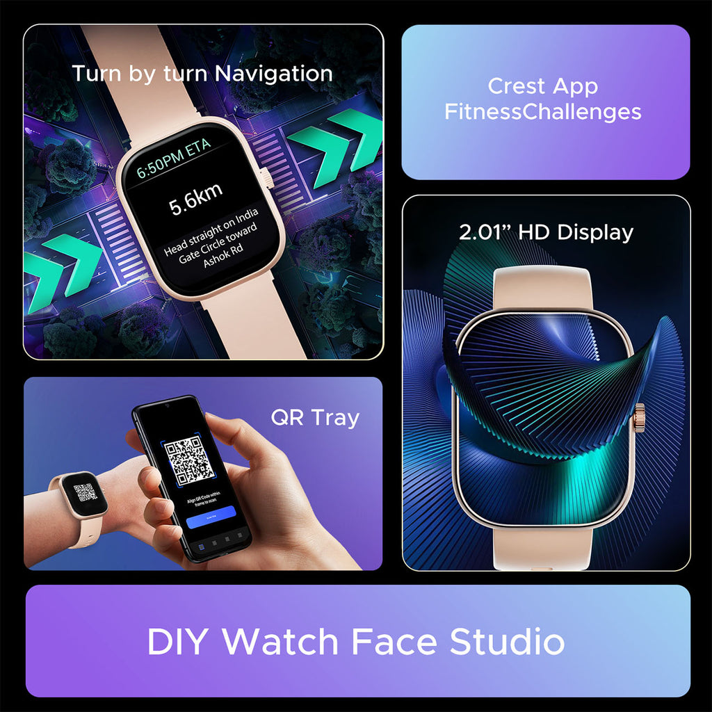 boAt Wave Sigma 3 SS Edition | Smartwatch with 2.01' Display, BT Calling, 700+ Active Modes, Emergency SOS, Live Sports Updates