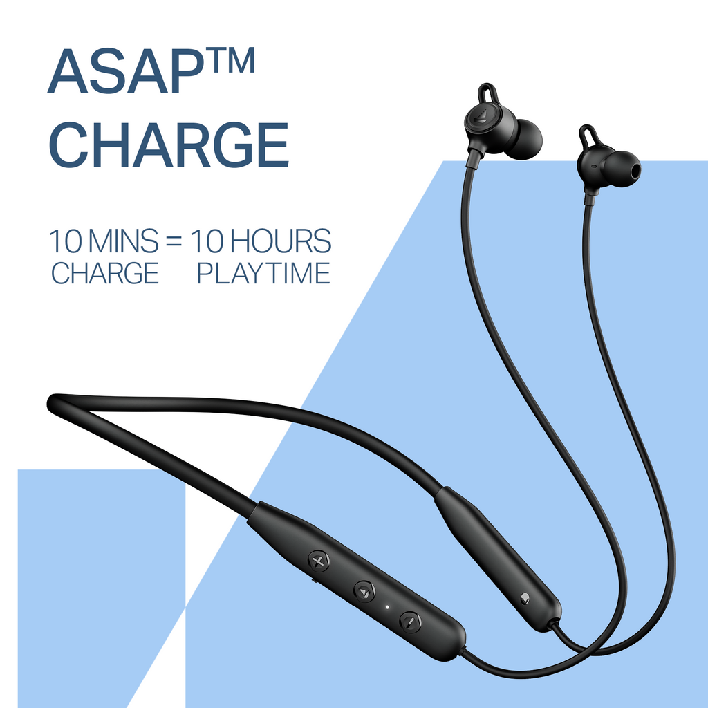 boAt Rockerz 200 | Wireless Earphone with 60H Playback, ASAP™ Charge, BEAST™ Mode, ENx™ Technology