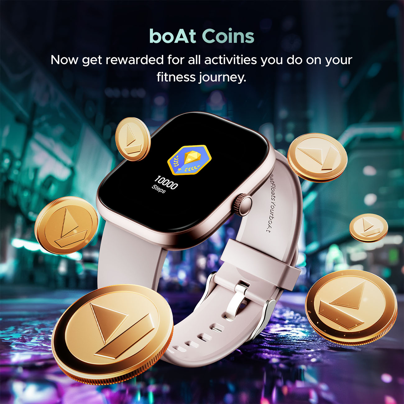 boAt Wave Sigma 3 SS Edition | Smartwatch with 2.01' Display, BT Calling, 700+ Active Modes, Emergency SOS, Live Sports Updates