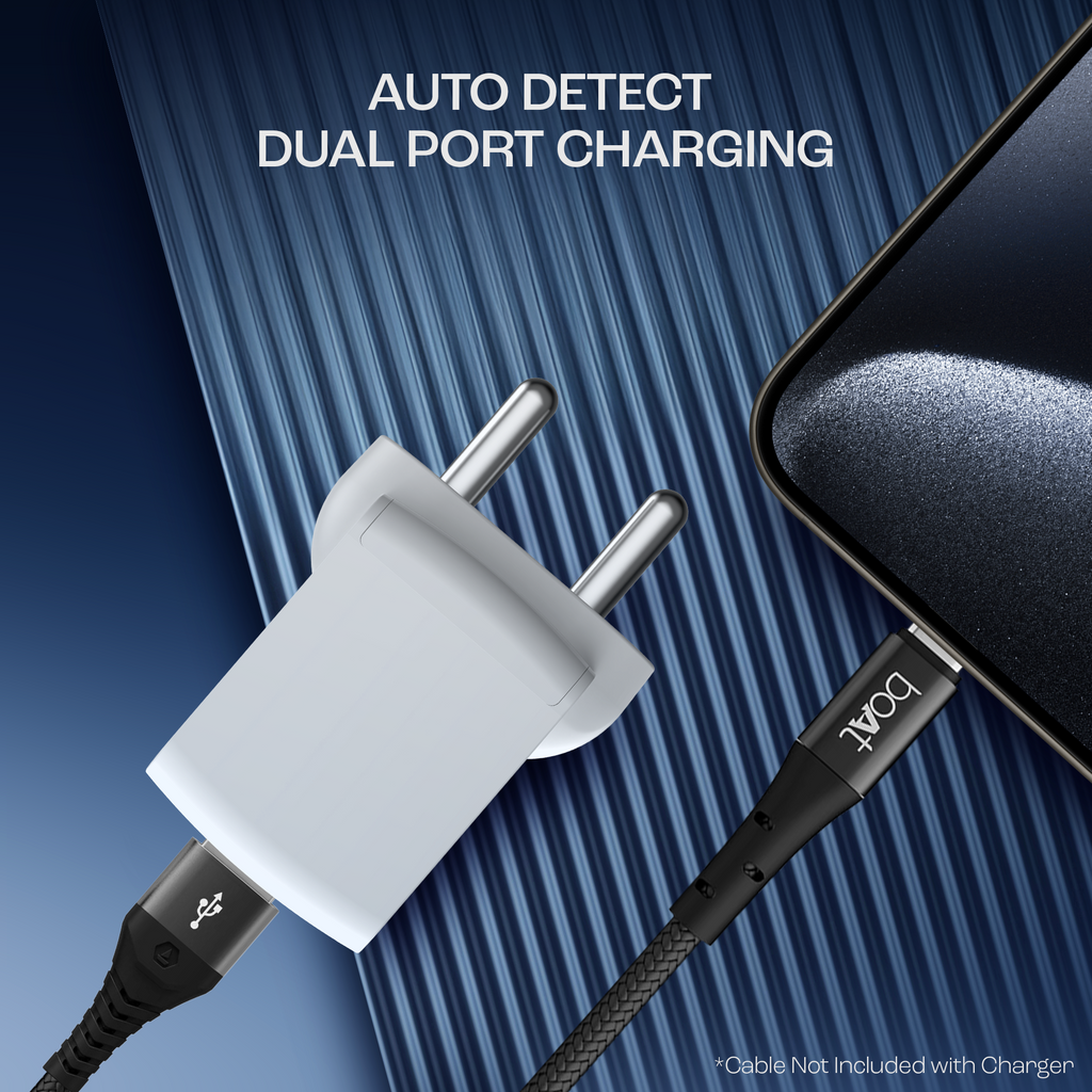 35W GAN Charger | 35W Fast Charger with GaN Chip Technology, 12 Layers of Smart IC Protection, Dual-Port Charging