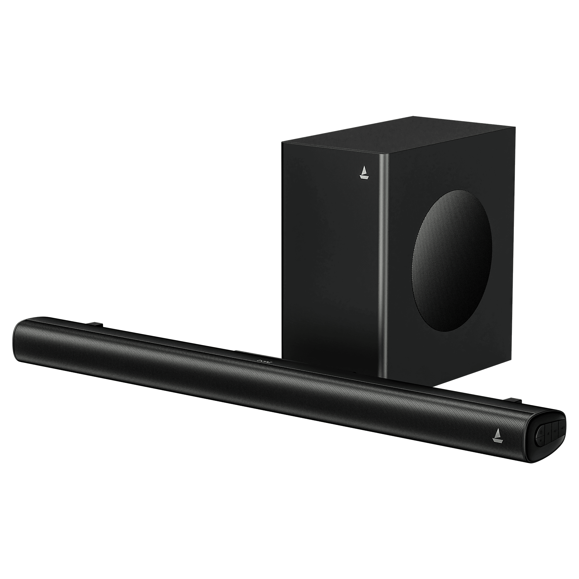 boAt Aavante 2.1 2000 | 200W Bluetooth Soundbar, 2.1 Channel with Wired Subwoofer, Multi-Connectivity, Wall Mountable