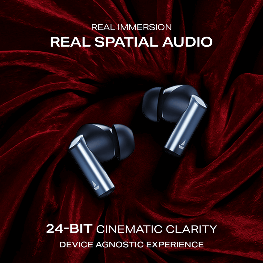 boAt Airdopes Prime 701 ANC | Wireless Earbuds with 50 Hours Playback, 46dB Hybrid ANC, Spatial Audio, Multipoint & BEAST™ Mode