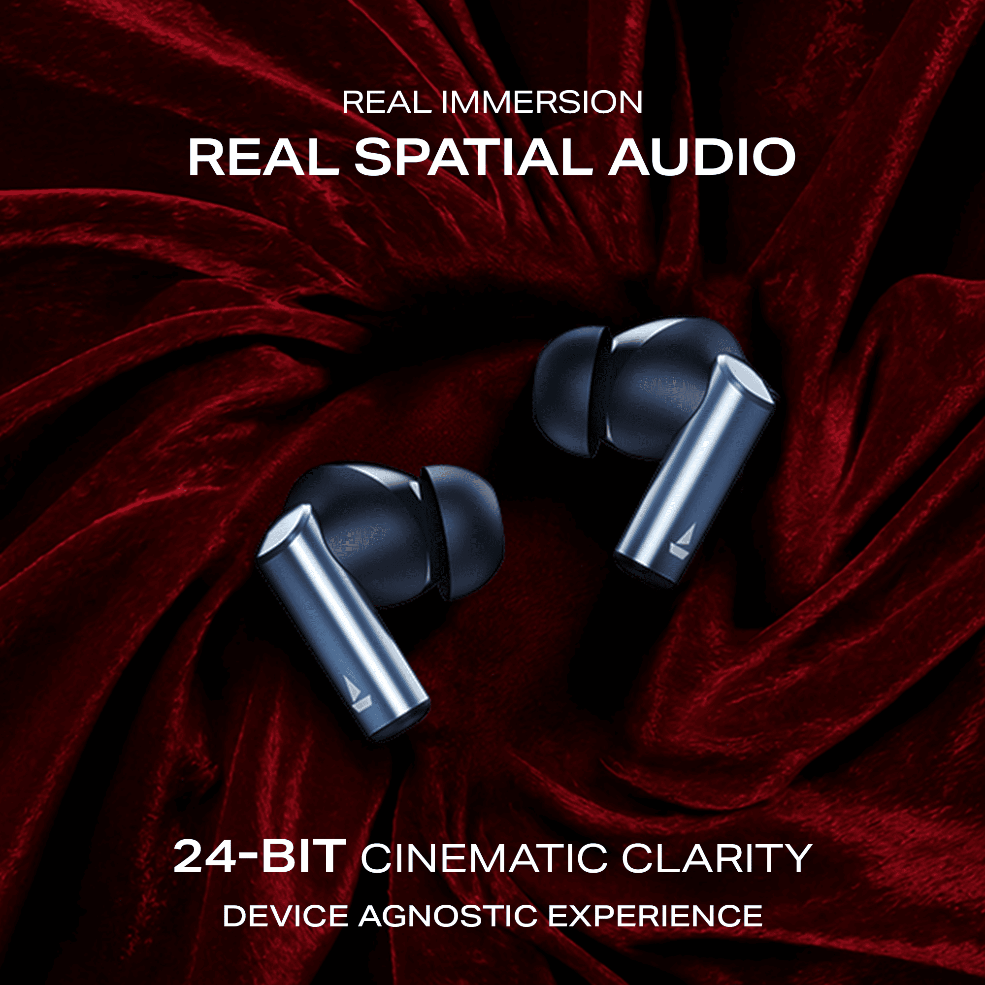 boAt Airdopes Prime 701 ANC | Wireless Earbuds with 50 Hours Playback, 46dB Hybrid ANC, Spatial Audio, Multipoint & BEAST™ Mode