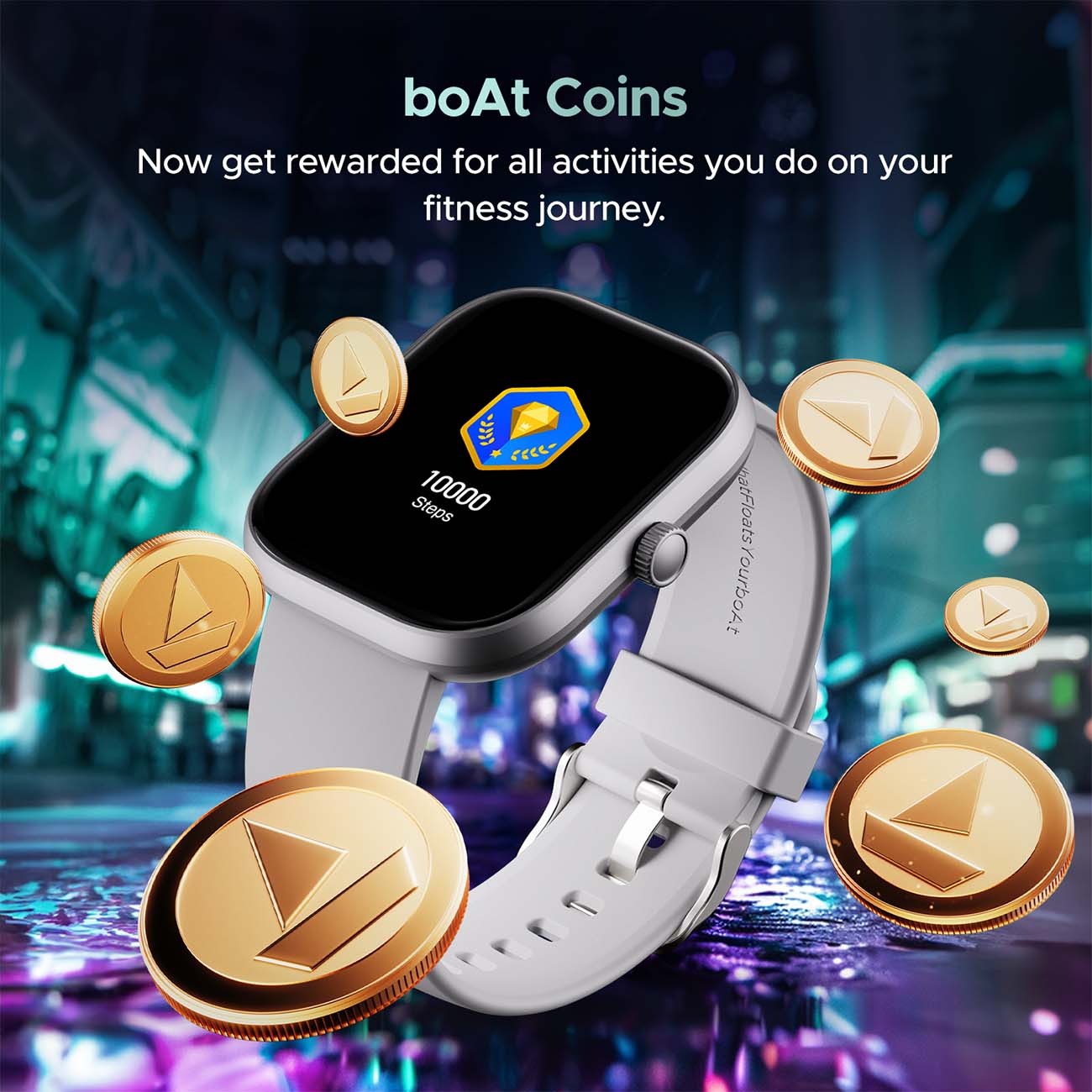 boAt Wave Sigma 3 SS Edition | Smartwatch with 2.01' Display, BT Calling, 700+ Active Modes, Emergency SOS, Live Sports Updates