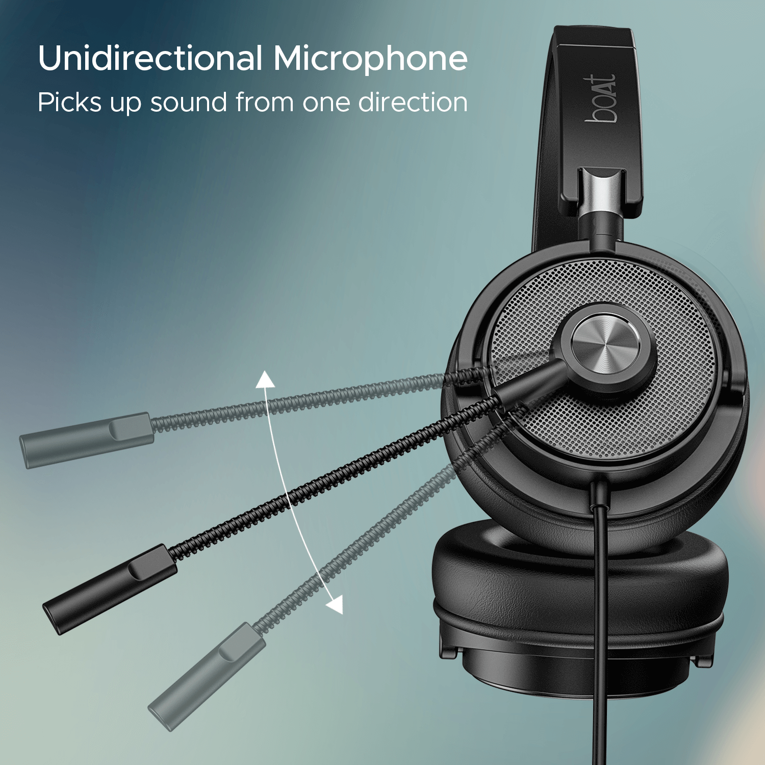 Bassheads 900 Pro | Wired Headphone with 40mm Drivers, 5W Power Output, 1.5m Cable Length, USB Plug & Play