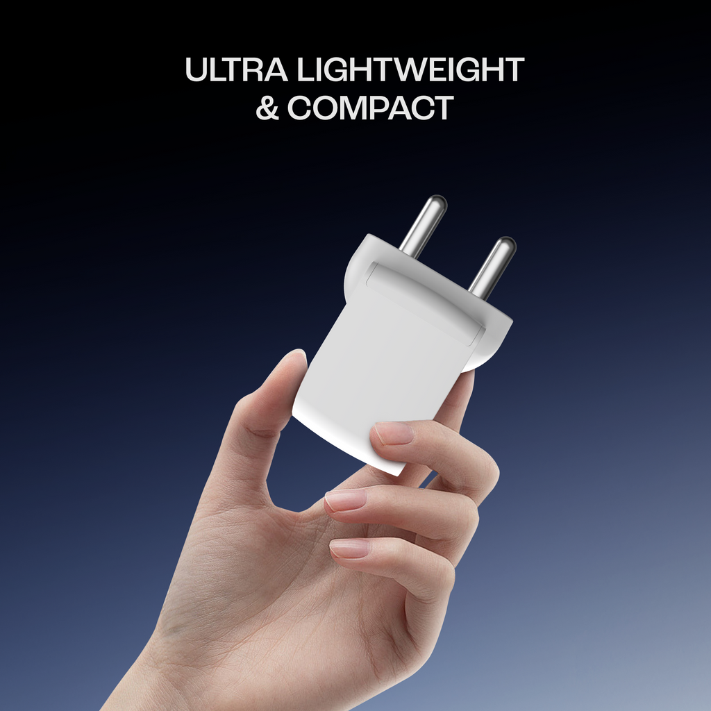 35W GAN Charger | 35W Fast Charger with GaN Chip Technology, 12 Layers of Smart IC Protection, Dual-Port Charging