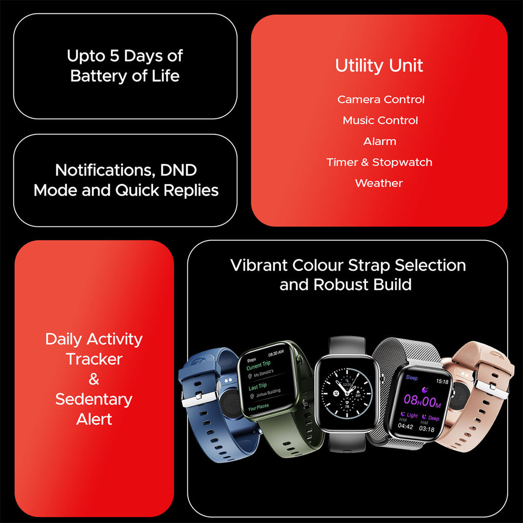 boAt Storm Call 3 | Smartwatch with built-in Map Navigation, 1.83" HD Display, BT Calling, 700+ Activity Modes, SOS Feature