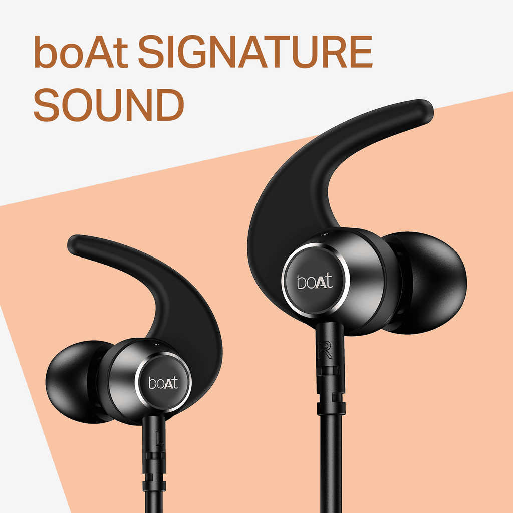 boAt Rockerz 203 | Wireless Neckband with BEAST™ Mode, ENx™ Tech, Dual Pairing & 20H Playback