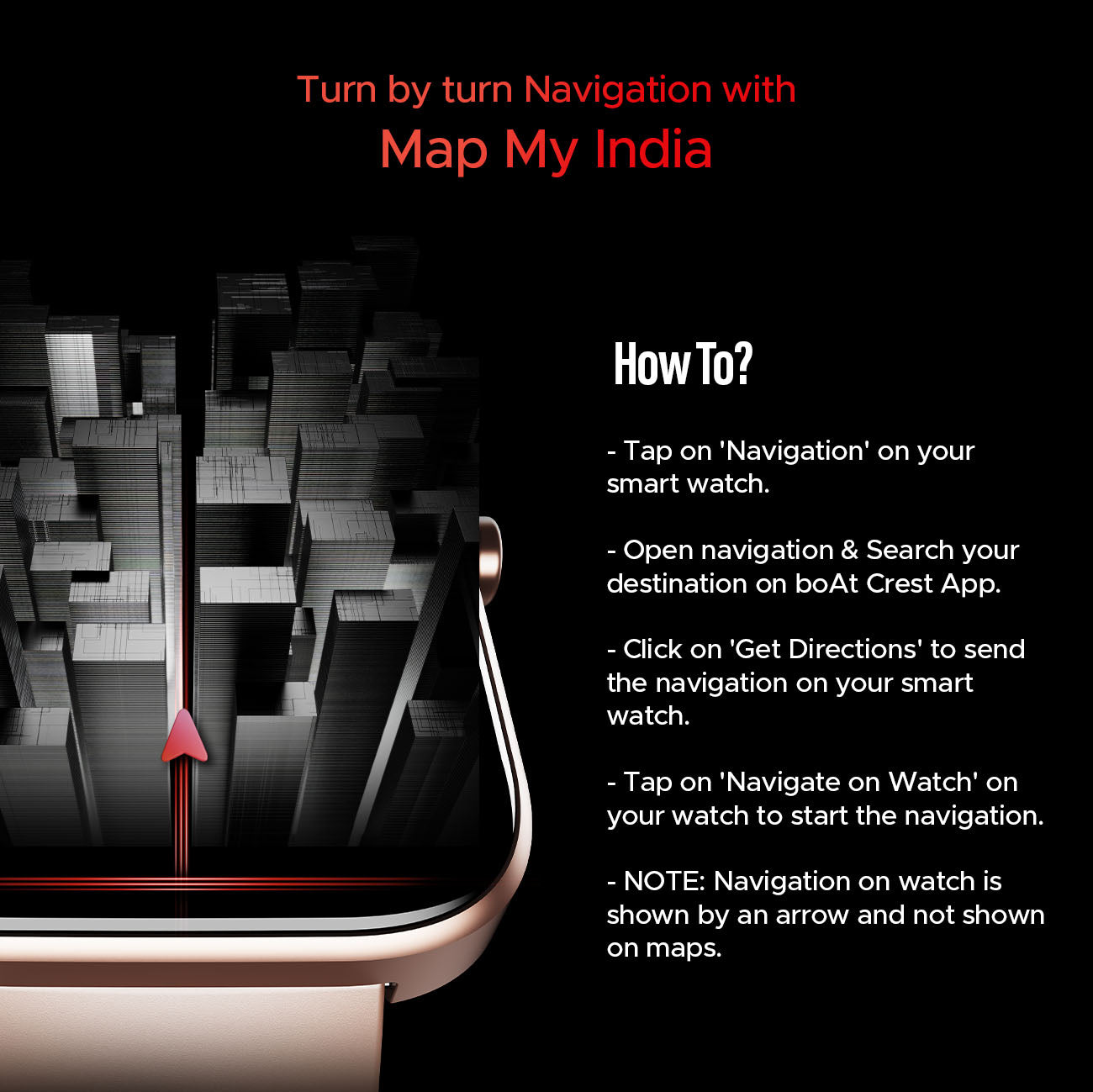 boAt Storm Call 3 | Smartwatch with built-in Map Navigation, 1.83" HD Display, BT Calling, 700+ Activity Modes, SOS Feature