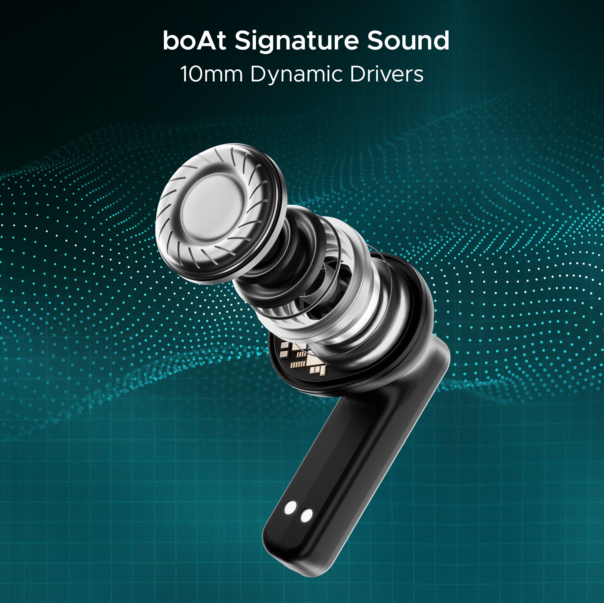 boAt Immortal Airspeed Pro | Bluetooth Gaming Wireless Earbuds with 40ms BEAST™ Mode, Up to 32dB ANC, ENx™ Tech