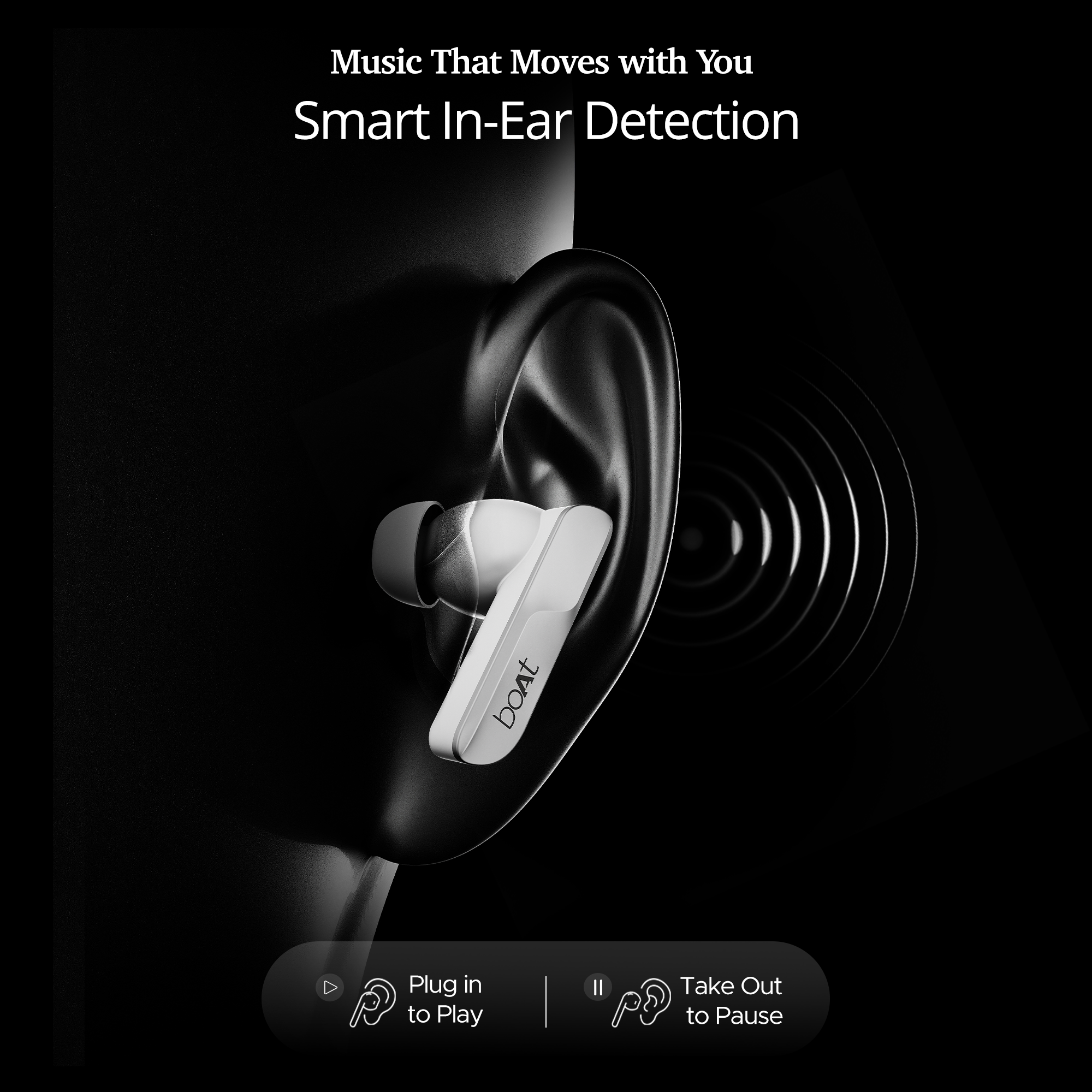 boAt Airdopes 800 HiDef | Wireless Earbuds with 40 Hours Playback, High-Res Audio with LDAC, AI ENx Technology
