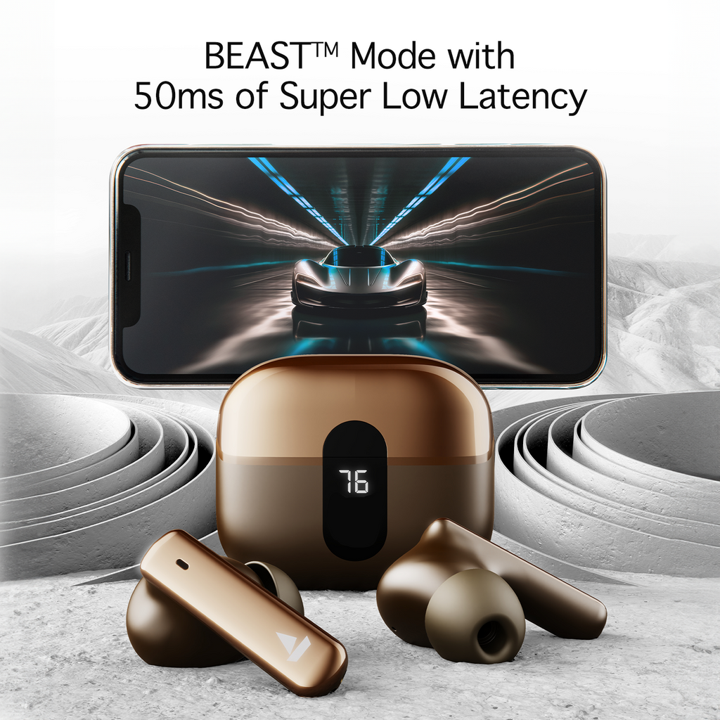 boAt Airdopes 181 Pro SS Edition | TWS Earbuds with 100 Hours Playback, Quad Mics with ENx™, BEAST™ Mode, ASAP™ Charge