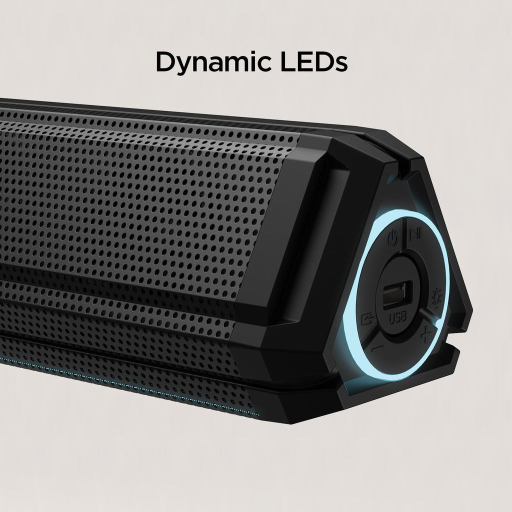 boAt Aavante Bar 1550 Pro | 160W RMS 2.1 Channel Soundbar, Wired Subwoofer, Multiple EQ Modes, LED Lights, AUX, USB, Optical