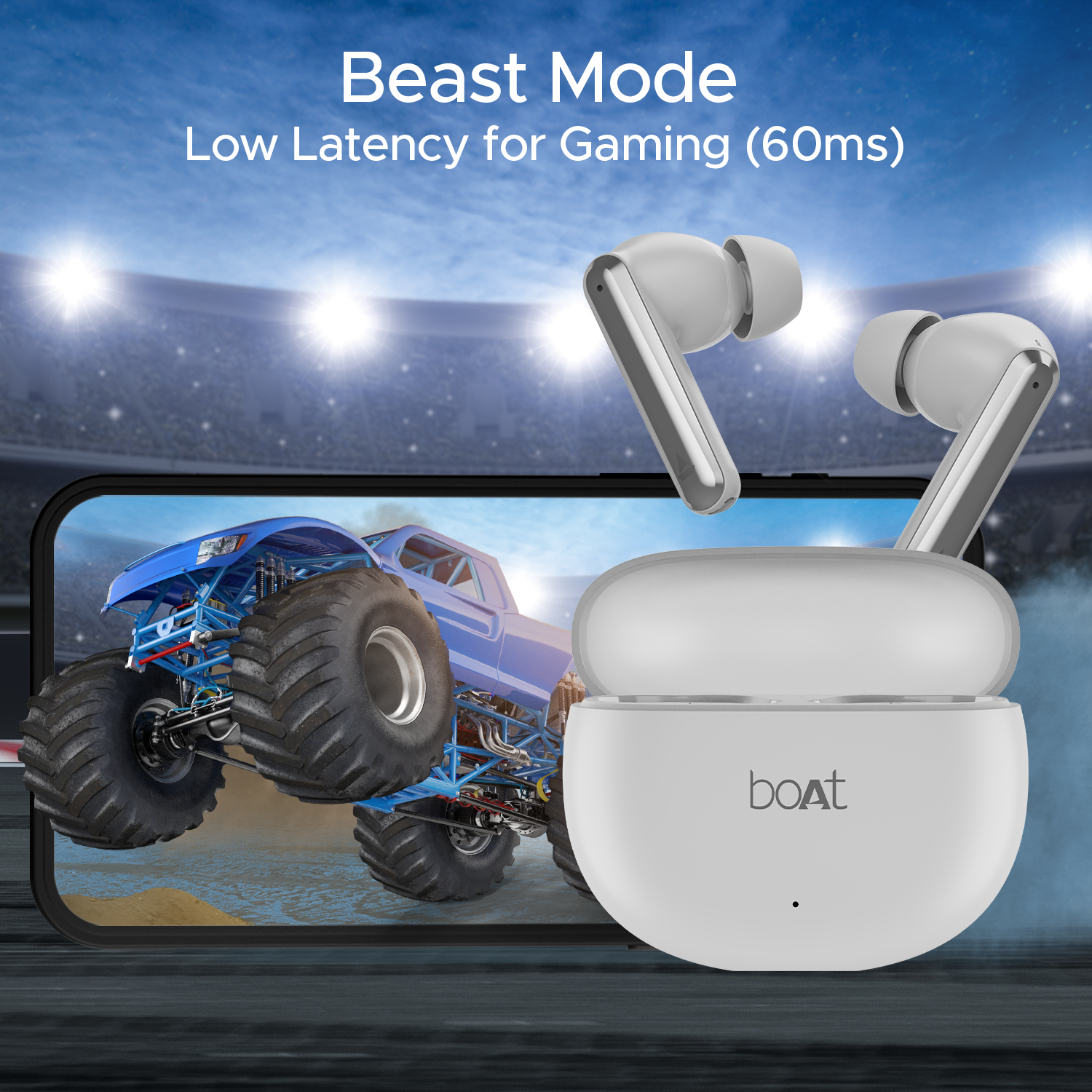 boAt Airdopes 141 Neo | Wireless Earbuds with 50 Hours Playback, ENx™ Technology for clear calls, ASAP™ Charge, BEAST™ Mode, Bluetooth v5.3