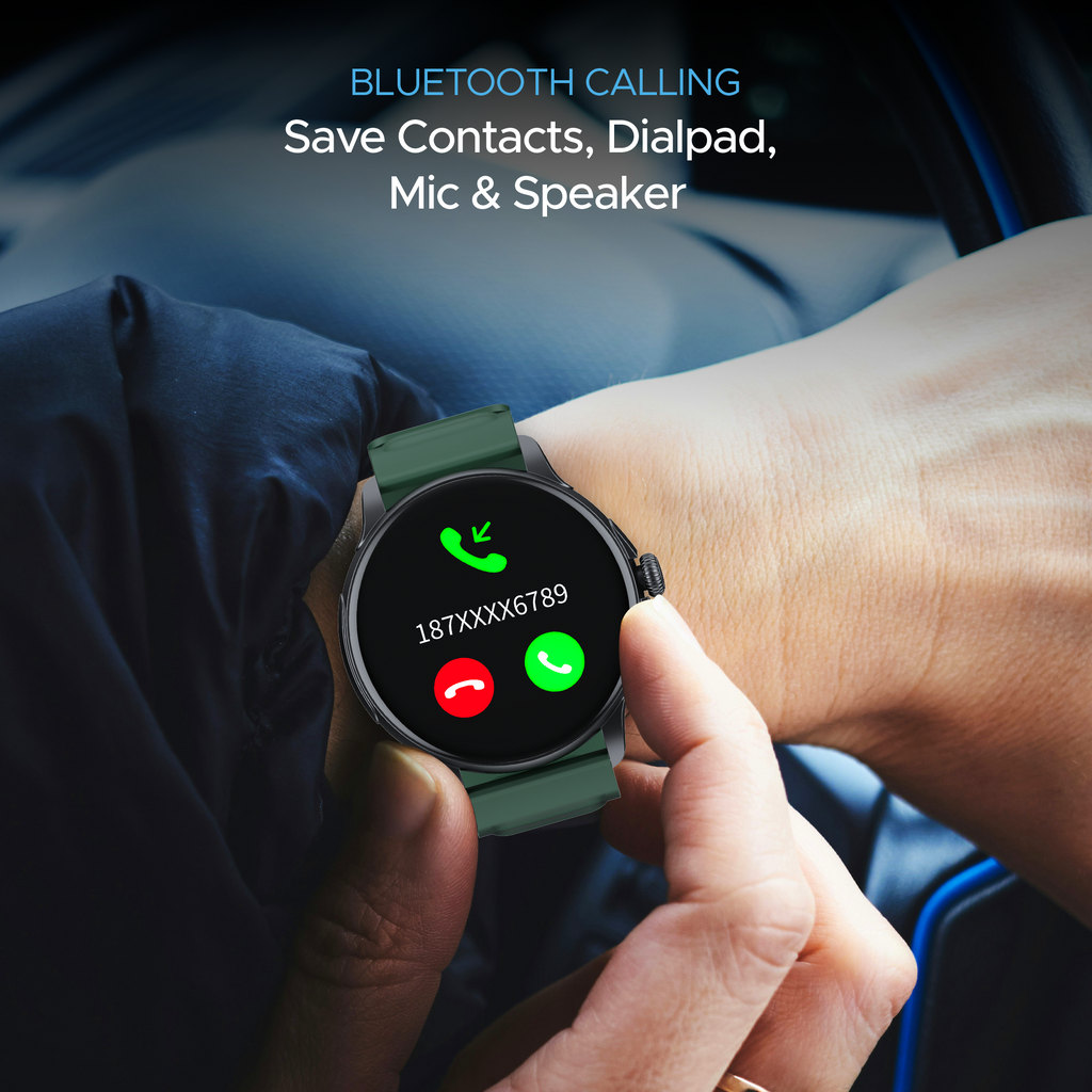boAt Lunar Oasis | Smartwatch with 1.43" AMOLED Display, Turn-By-Turn Navigation, Dynamic User Interface, QR Tray