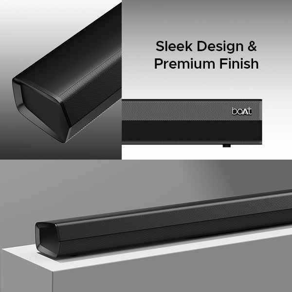 boAt Aavante Bar 3600 | 500W Bluetooth Soundbar, 5.1 Surround Sound System with Subwoofer and Wired Rear Speakers