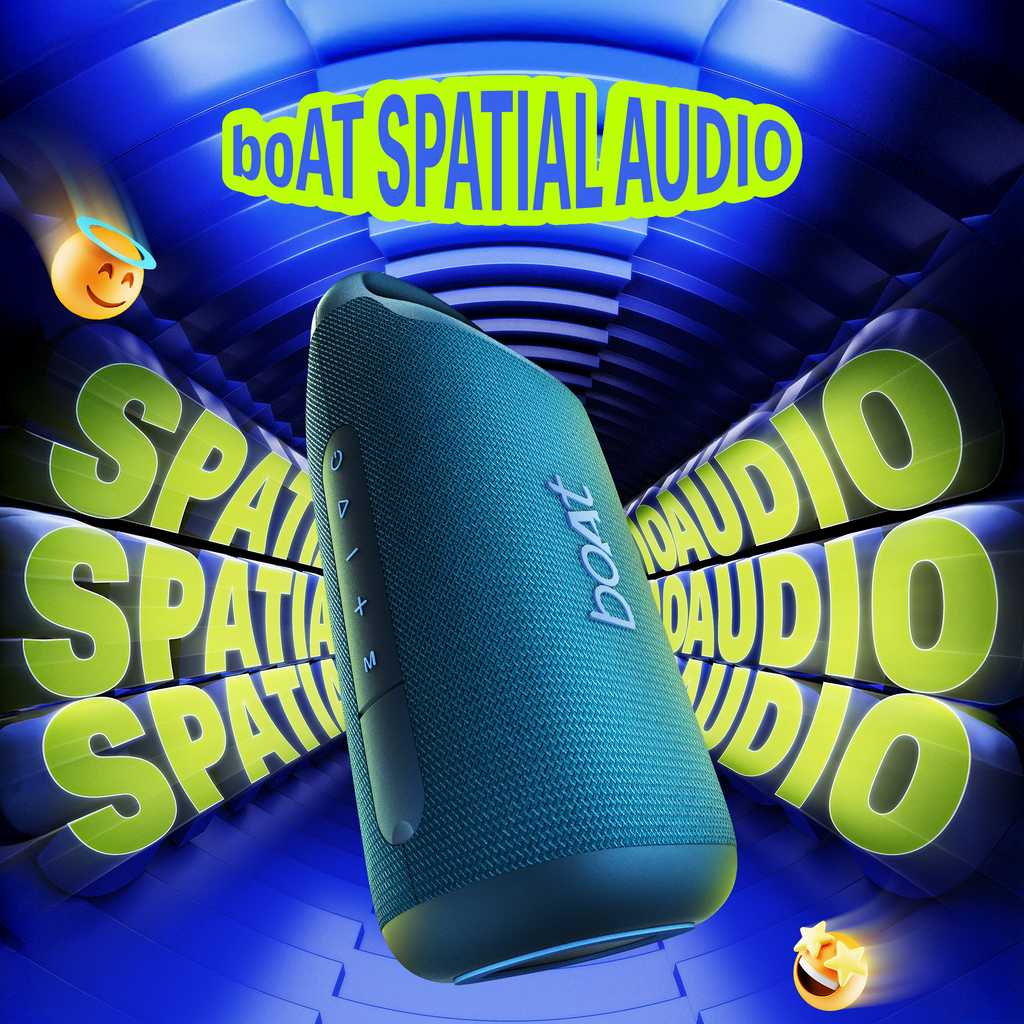 boAt Stone Arc Pro Plus | Portable Bluetooth Speaker with 45W Sound, 12H Playback & RGB LEDs