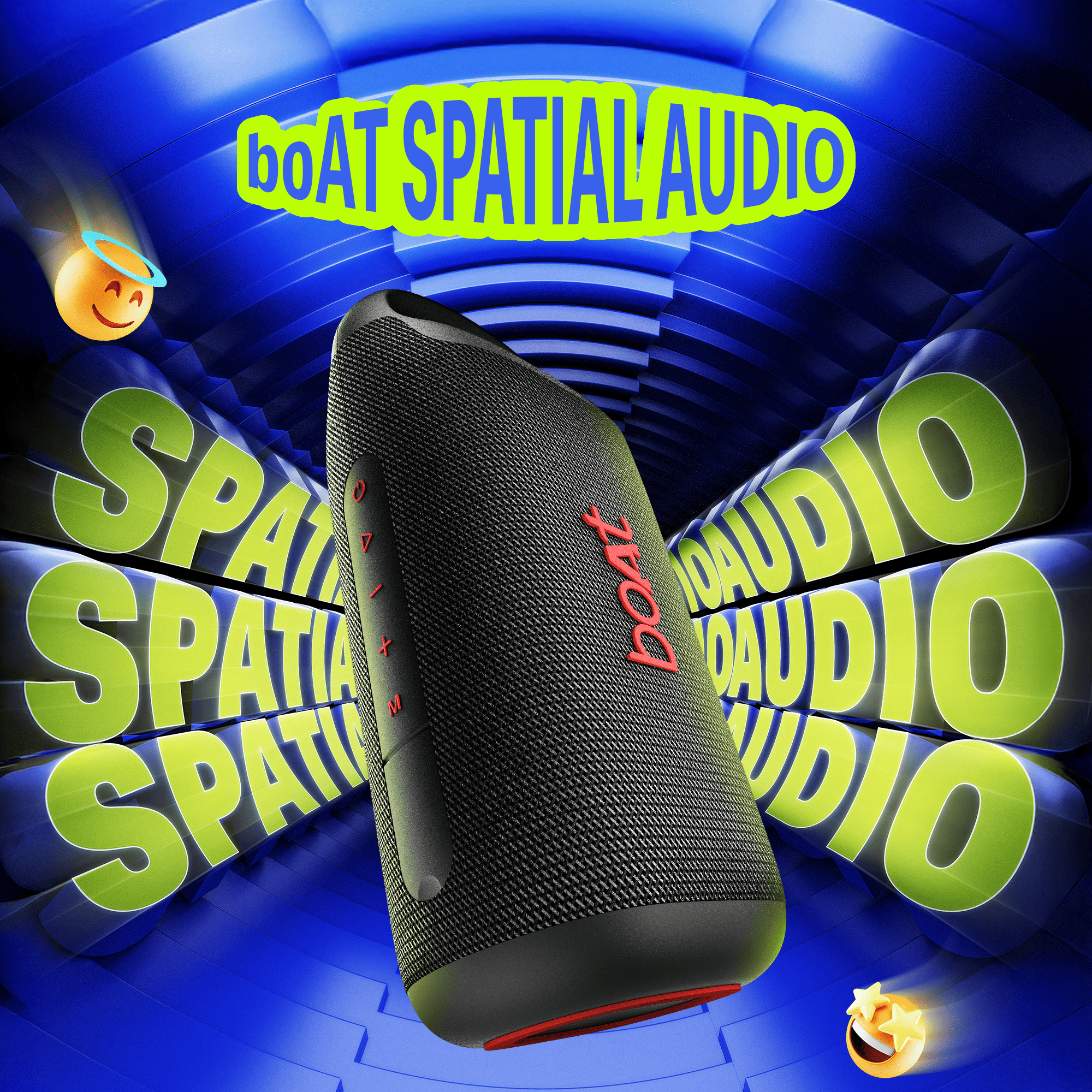 boAt Stone Arc Pro | Portable Bluetooth Speaker with 25W Sound, 12H Playback & RGB LEDs