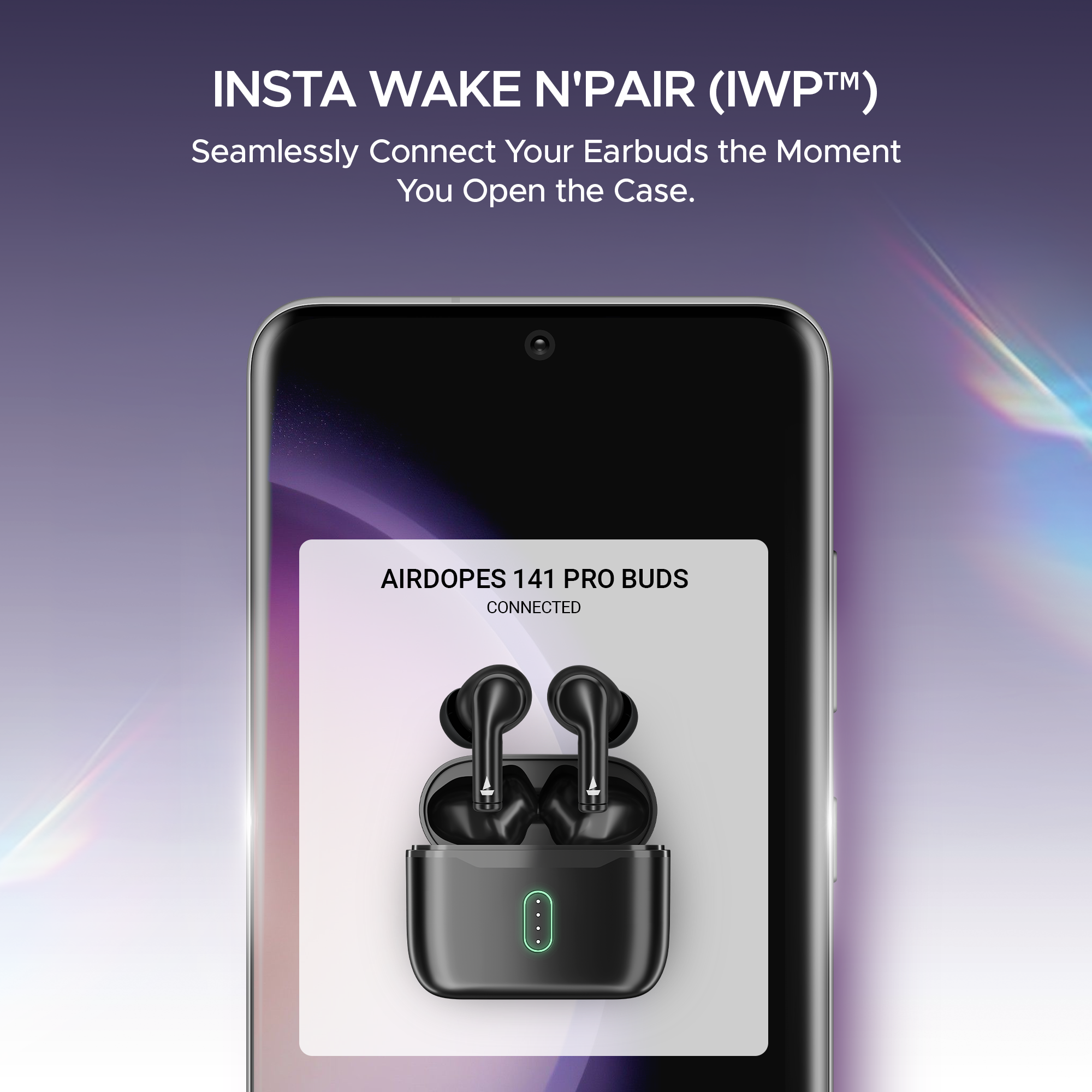 boAt Airdopes 141 Pro Buds | Wireless Earbuds with 60H Playback, ENx™ Technology, Sleek Metallic Finish, Bluetooth v5.3