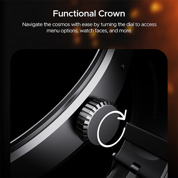 boAt Lunar Comet | HD Display 1.39" (3.53 cm) Smartwatch with Bluetooth Calling, Functional Crown, 100+ Sports Modes