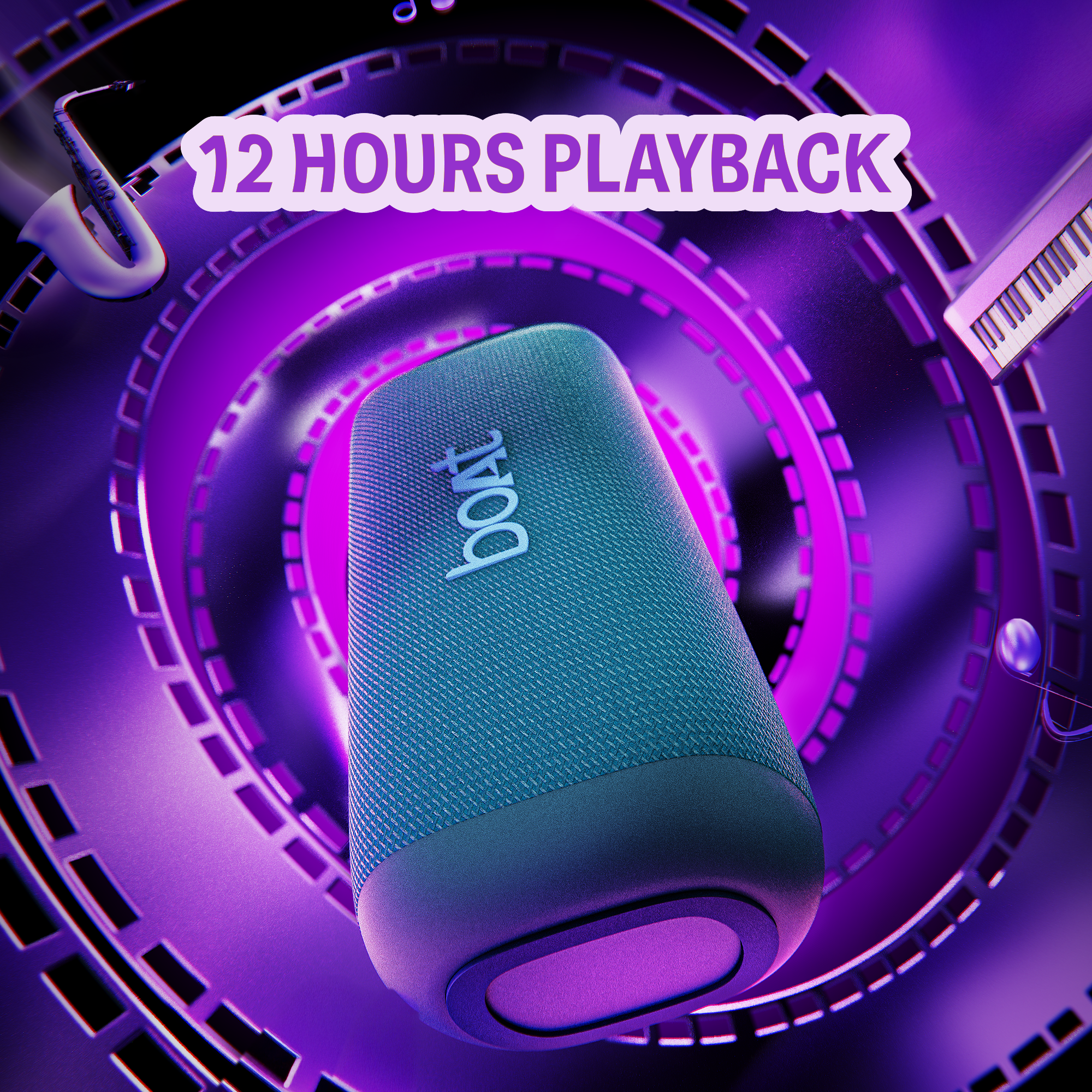 boAt Stone Arc Pro Plus | Portable Bluetooth Speaker with 45W Sound, 12H Playback & RGB LEDs