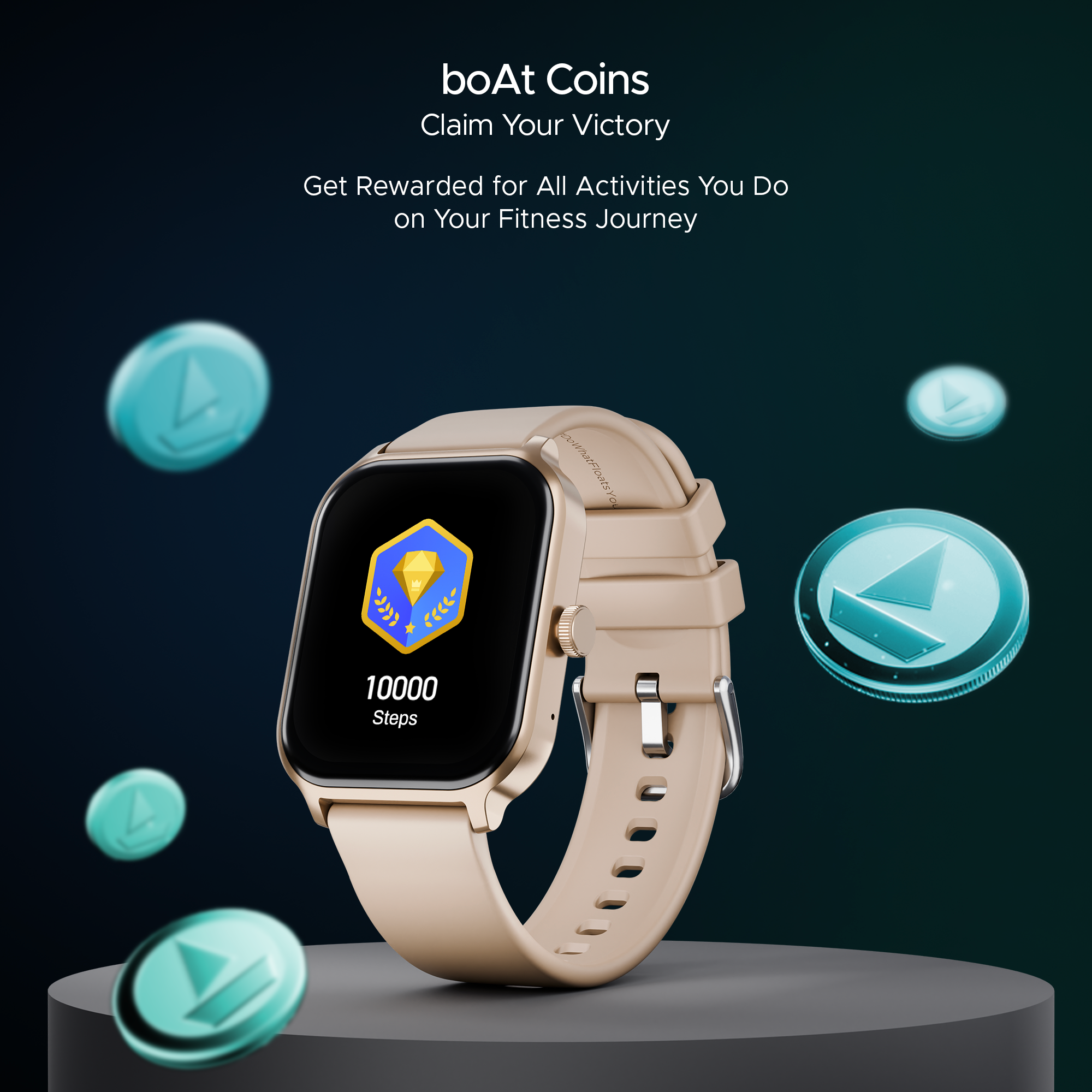 boAt Storm Call 3 Plus | Smartwatch with 1.96" HD Display, BT Calling, 700+ Activity Modes, SOS feature, Functional Crown