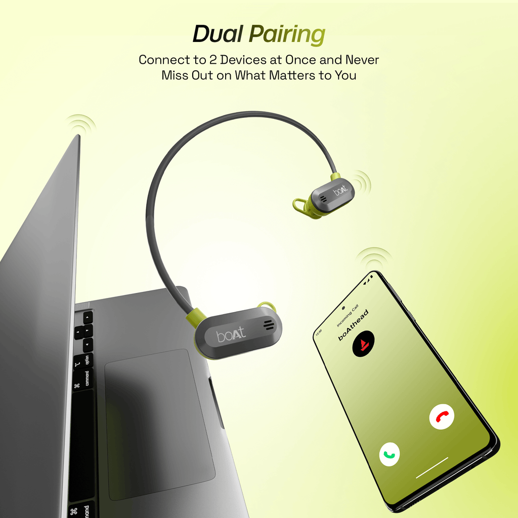 boAt Rockerz 261 Pro | Wireless Earphone with 15 Hours Playback, ASAP™ Charge, 14.8mm Drivers, Bluetooth v5.3, ENx™ Tech (Perfect for Outdoor Sports)