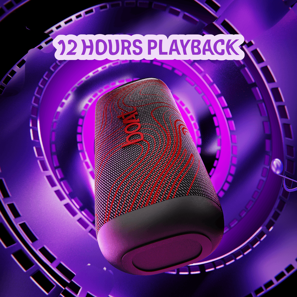 boAt Stone Arc | Portable Bluetooth Speaker with 20W Sound, 12H Playback & RGB LEDs