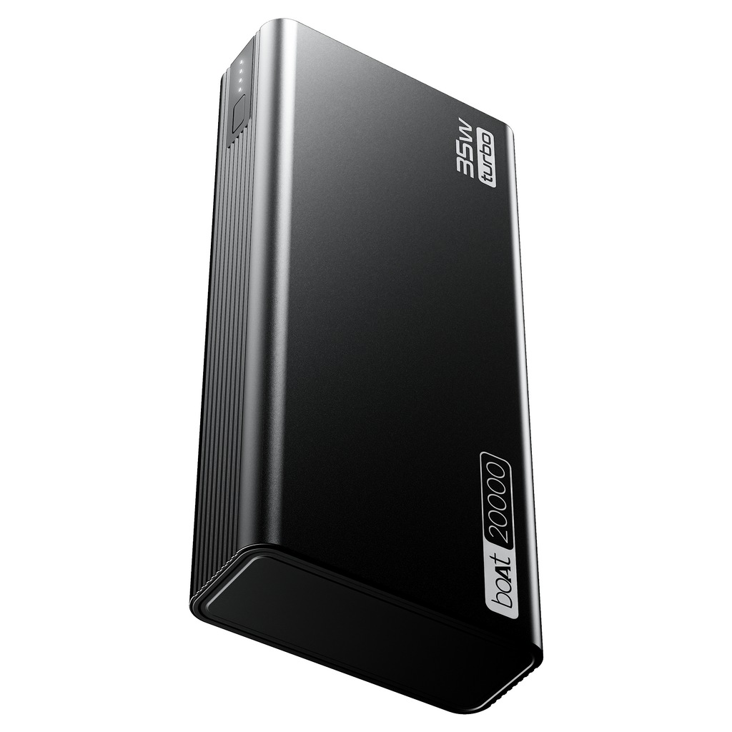 Energyshroom PB435 Turbo | Powerbank with 35W Fast Charging, 20,000mAh, 12-Layer Smart IC Protection, Aluminium Casing