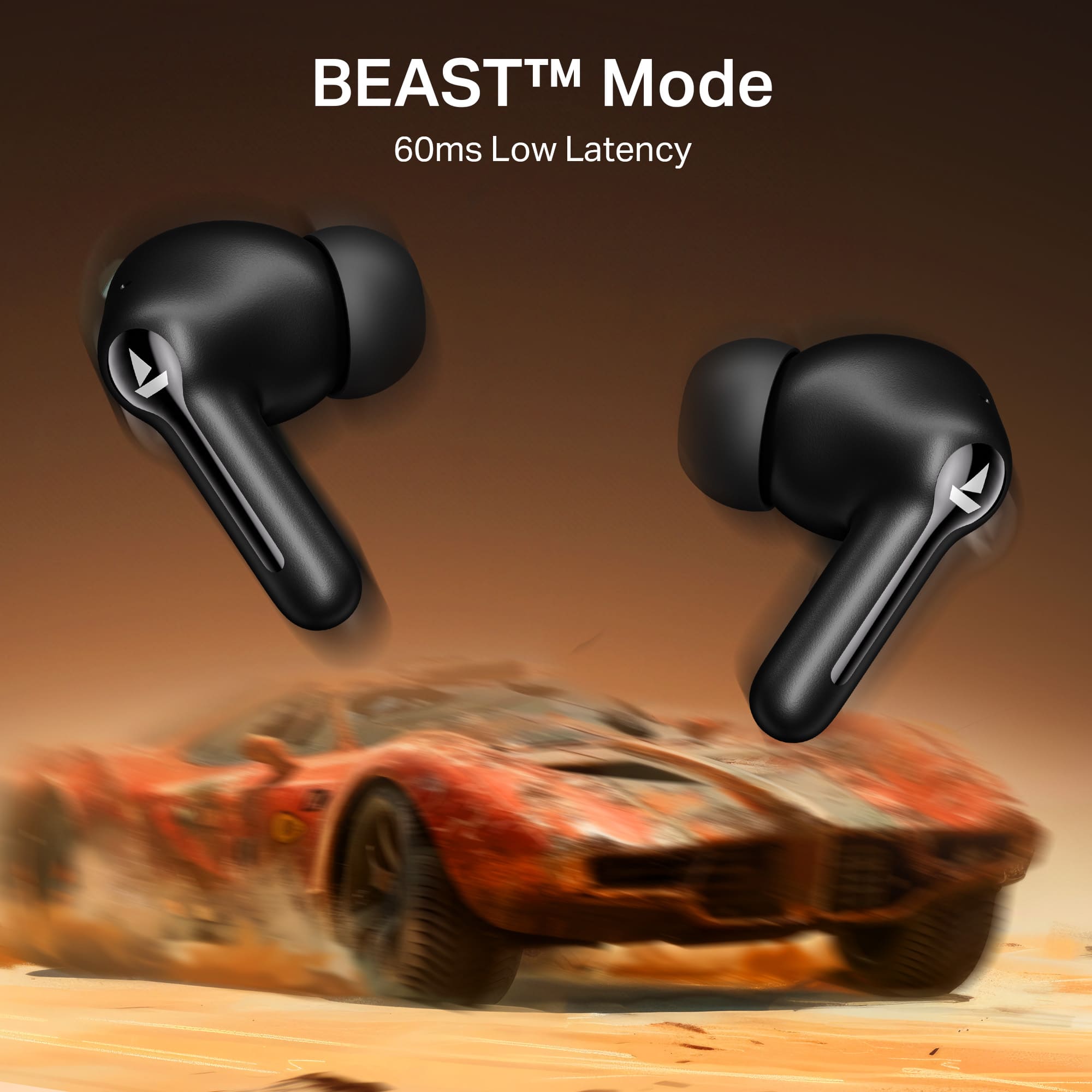 boAt Airdopes Prime 413 | Wireless Earbuds with 50 Hours Playback, BEAST™ Mode & Voice Assistant Support