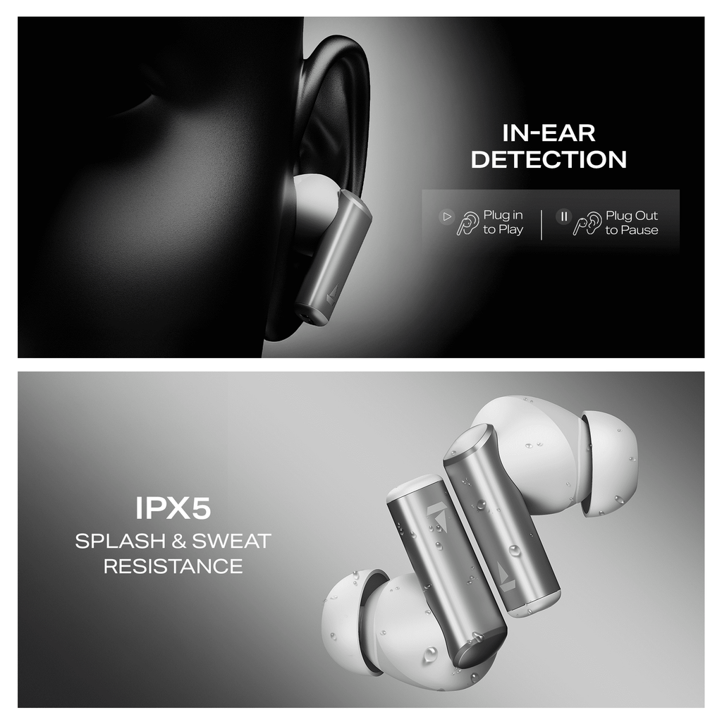 boAt Airdopes Prime 701 ANC | Wireless Earbuds with 50 Hours Playback, 46dB Hybrid ANC, Spatial Audio, Multipoint & BEAST™ Mode