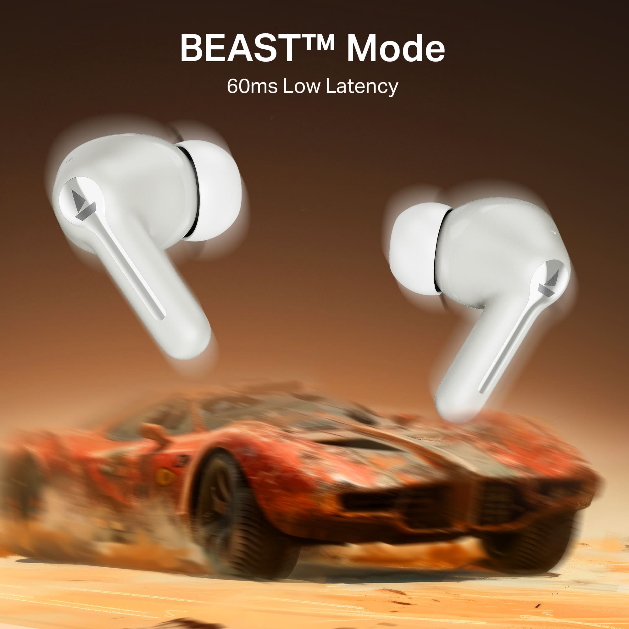 boAt Airdopes Prime 413 | Wireless Earbuds with 50 Hours Playback, BEAST™ Mode & Voice Assistant Support