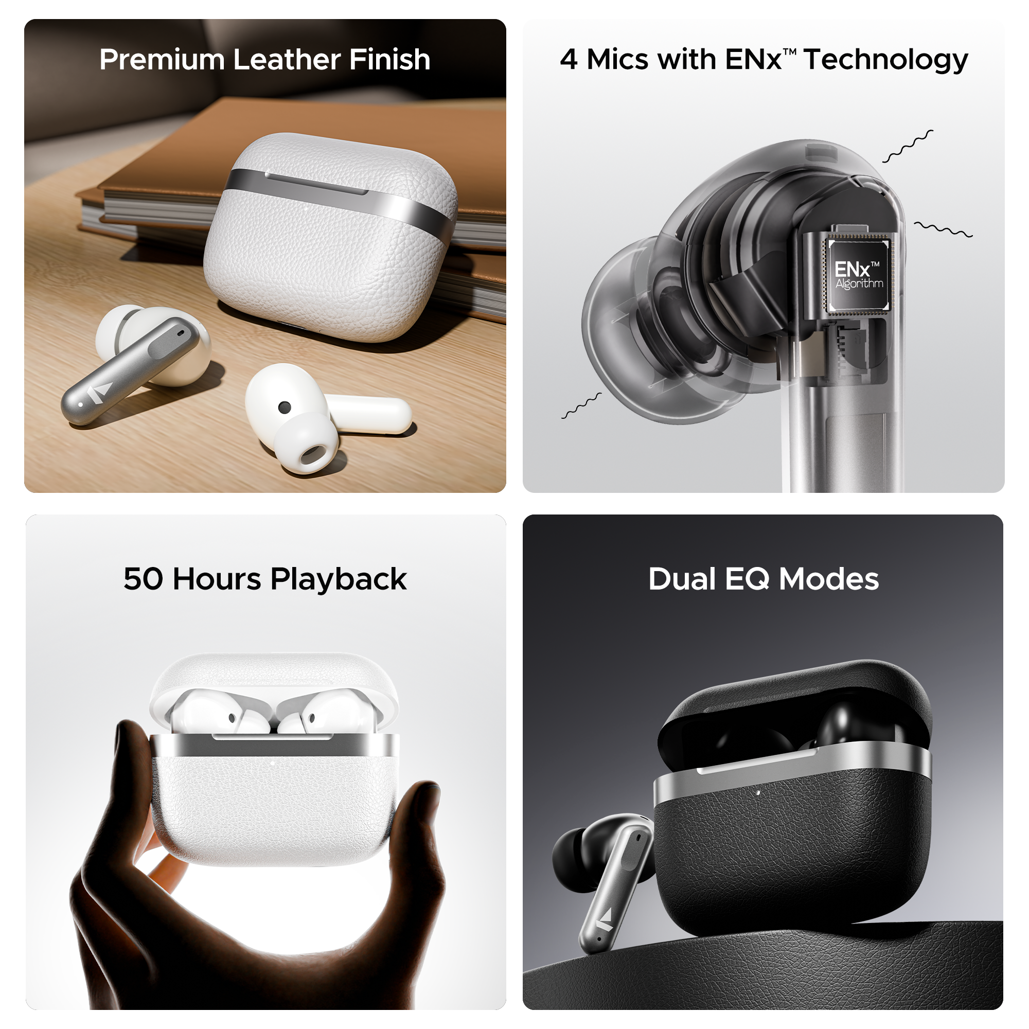 boAt Airdopes 111v2 | Wireless Earbuds with 50H Playback, Bluetooth v5.4, IWP™ Technology, 13mm Drivers