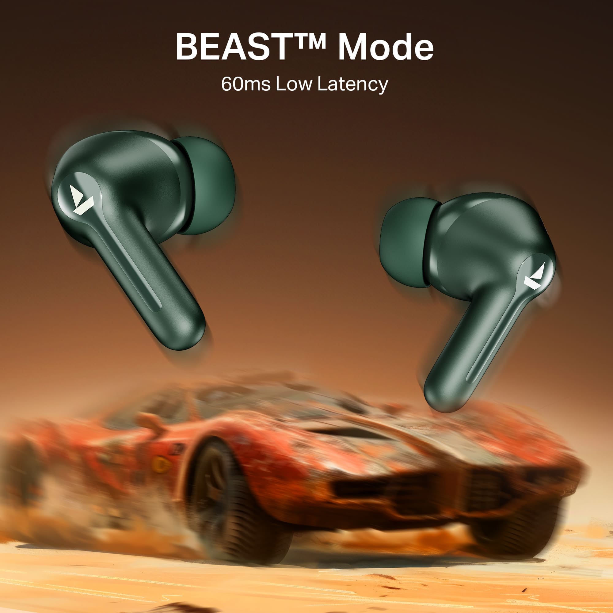 boAt Airdopes Prime 413 | Wireless Earbuds with 50 Hours Playback, BEAST™ Mode & Voice Assistant Support