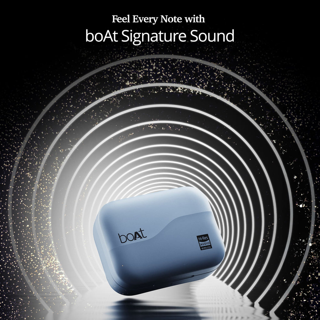 boAt Airdopes 800 HiDef | Wireless Earbuds with 40 Hours Playback, High-Res Audio with LDAC, AI ENx Technology