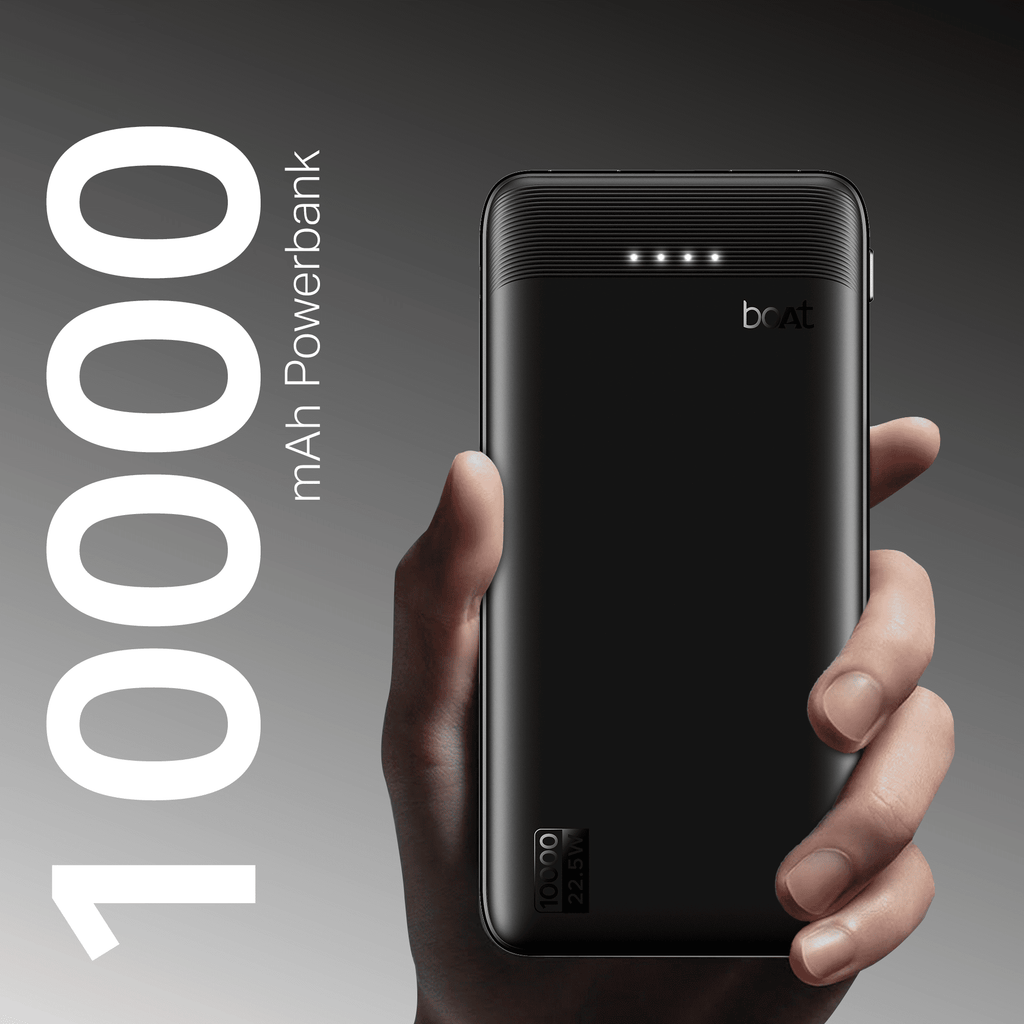 Energyshroom PB300 Activ | Powerbank with 22.5W Fast Charging, 10,000mAh, 12-Layer Smart IC Protection, 3 output ports