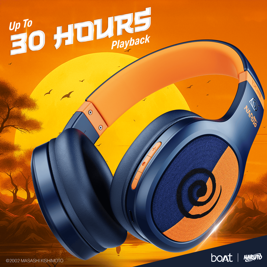 boAt Rockerz 460 Naruto Edition | Naruto Series – Wireless Headphones with 30 Hours Playback & BEAST™ Mode