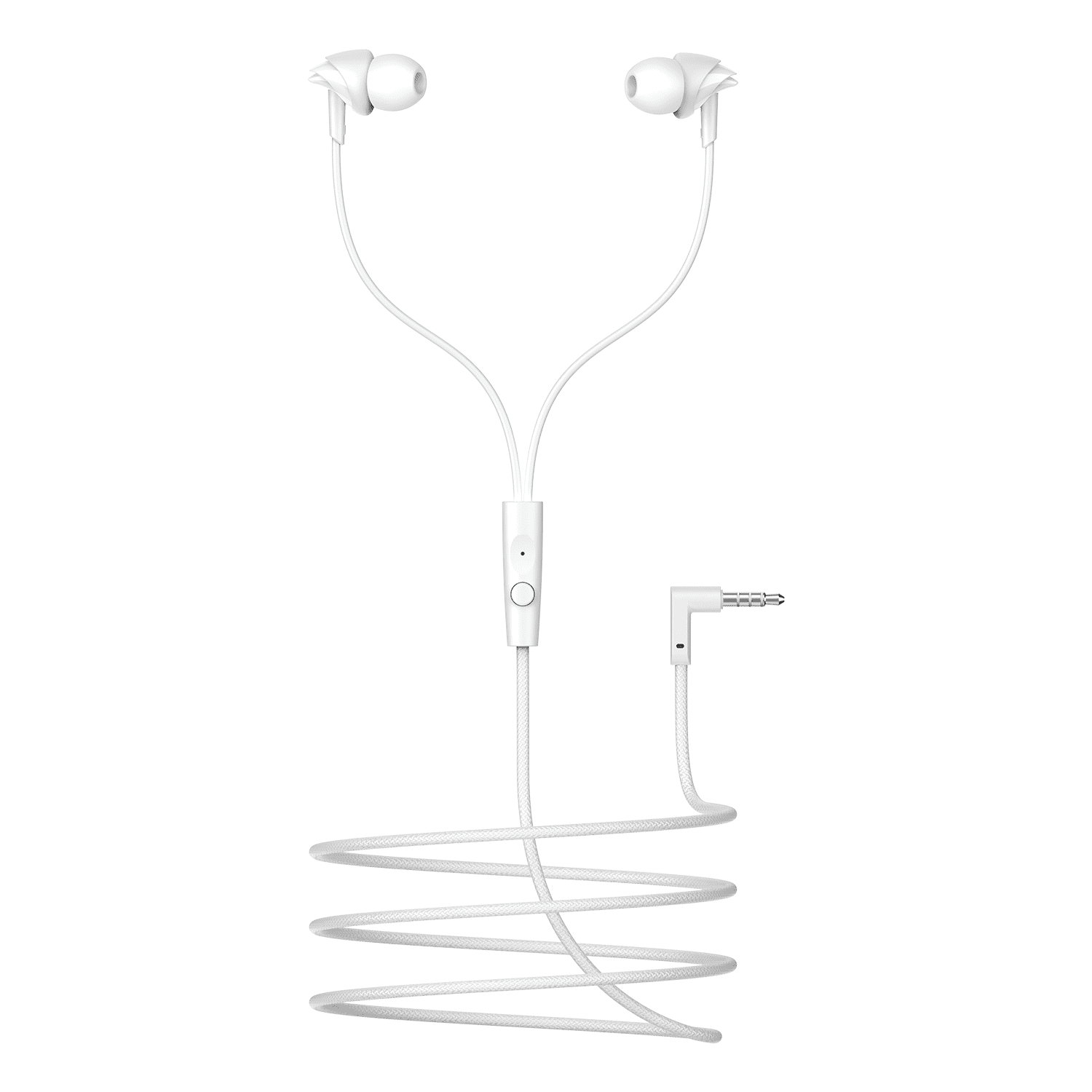 Bassheads 213L | Wired Earphone with 10mm Drivers, boAt Signature Sound, Snug Fit & Braided Cable