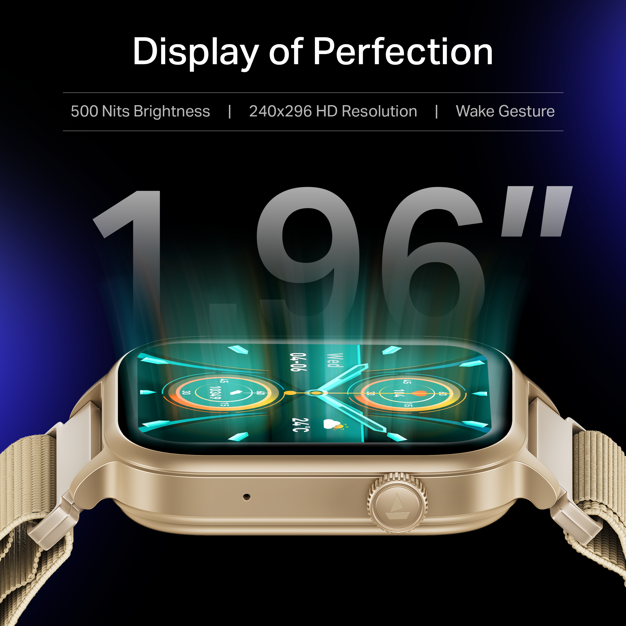 boAt Storm Infinity Plus | Power-Packed Smartwatch with HD Display & 20-Day Battery
