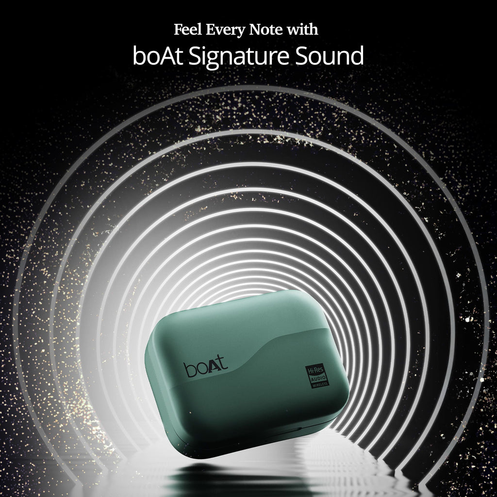 boAt Airdopes 800 HiDef | Wireless Earbuds with 40 Hours Playback, High-Res Audio with LDAC, AI ENx Technology