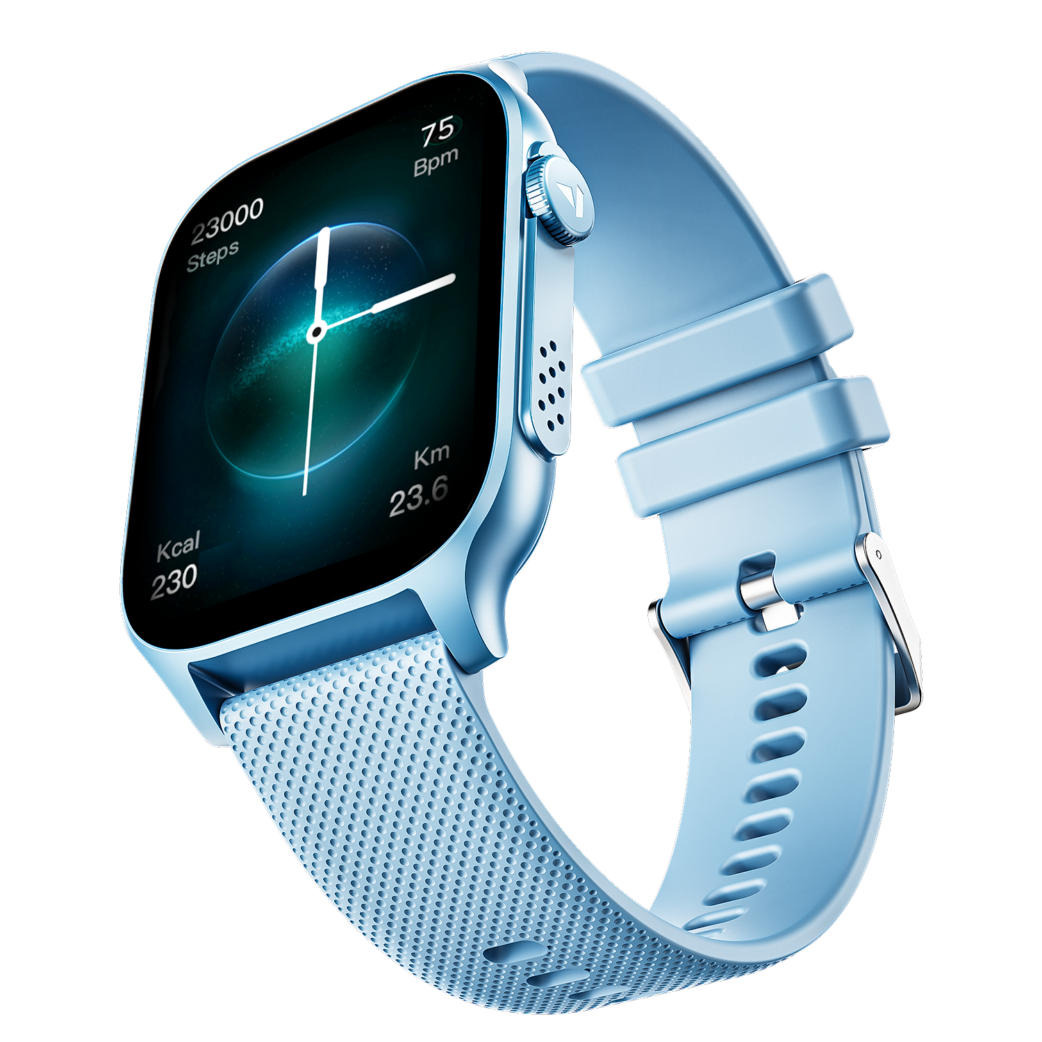 boAt Ultima Ember | Smartwatch with 1.96" AMOLED Display, Cloud Watch Faces, Functional Crown, BT Calling