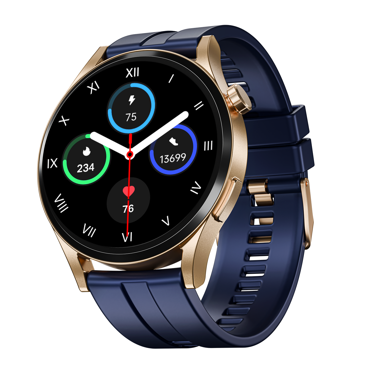boAt Chrome Horizon | Smartwatch with 1.51" AMOLED Display, Premium Metal Built, VO2 Max, Video Watch Face, Functional Crown