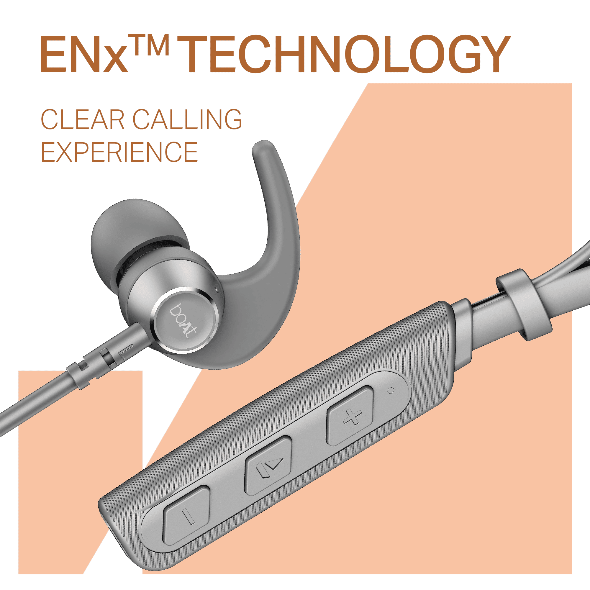 boAt Rockerz 203 | Wireless Neckband with BEAST™ Mode, ENx™ Tech, Dual Pairing & 20H Playback