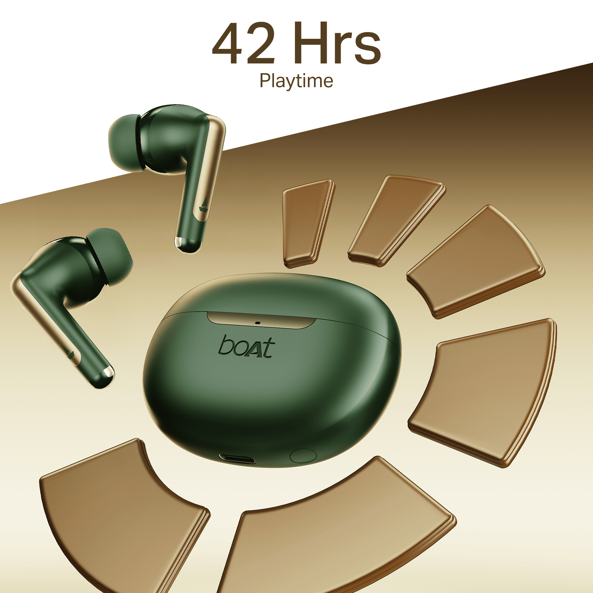 boAt Airdopes 141 Elite ANC | Wireless Earbuds with 42 Hours Playback, Up to 35dB ANC, BEAST™ Mode, Dual EQs, ENx™ Tech