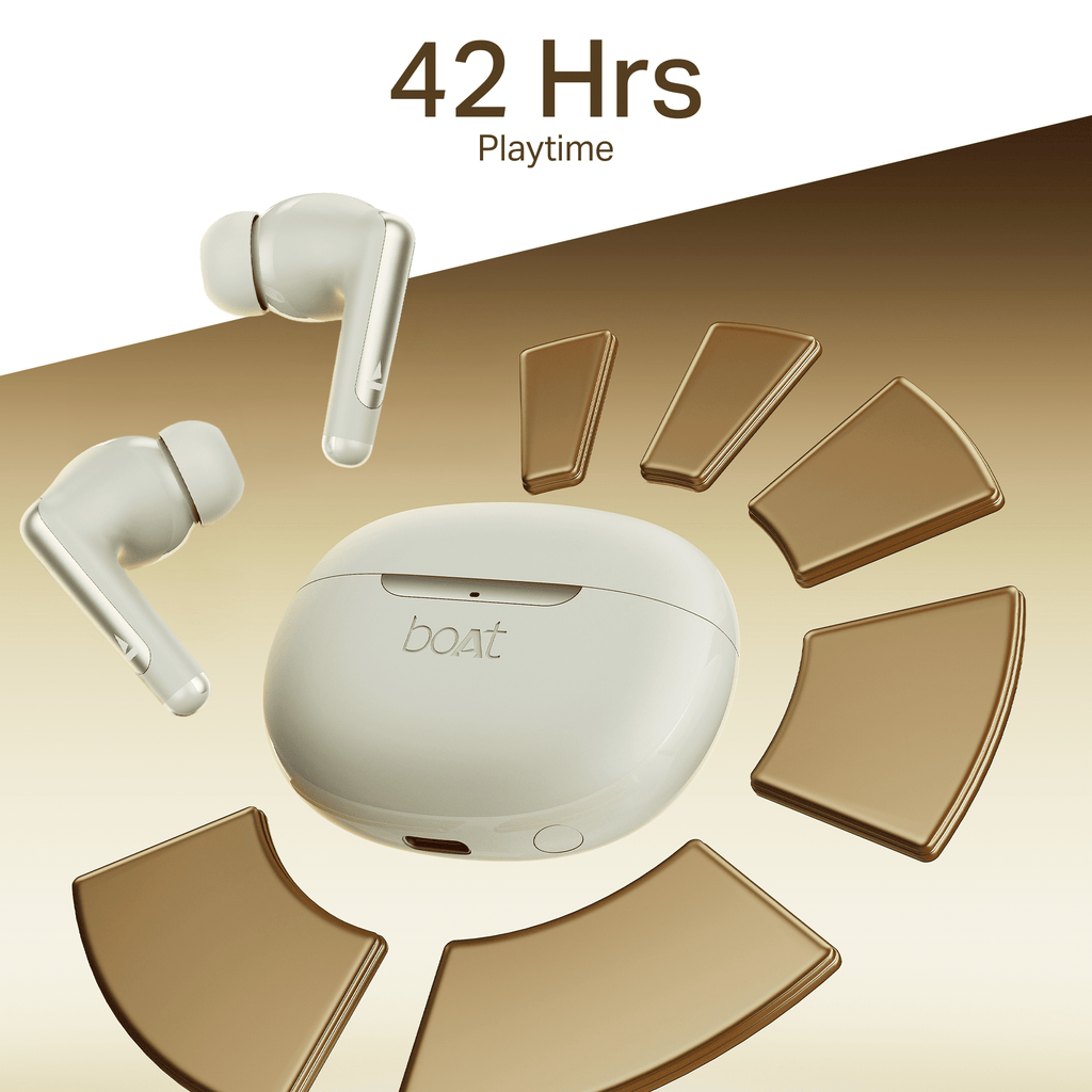 boAt Airdopes 141 Elite ANC | Wireless Earbuds with 42 Hours Playback, Up to 35dB ANC, BEAST™ Mode, Dual EQs, ENx™ Tech