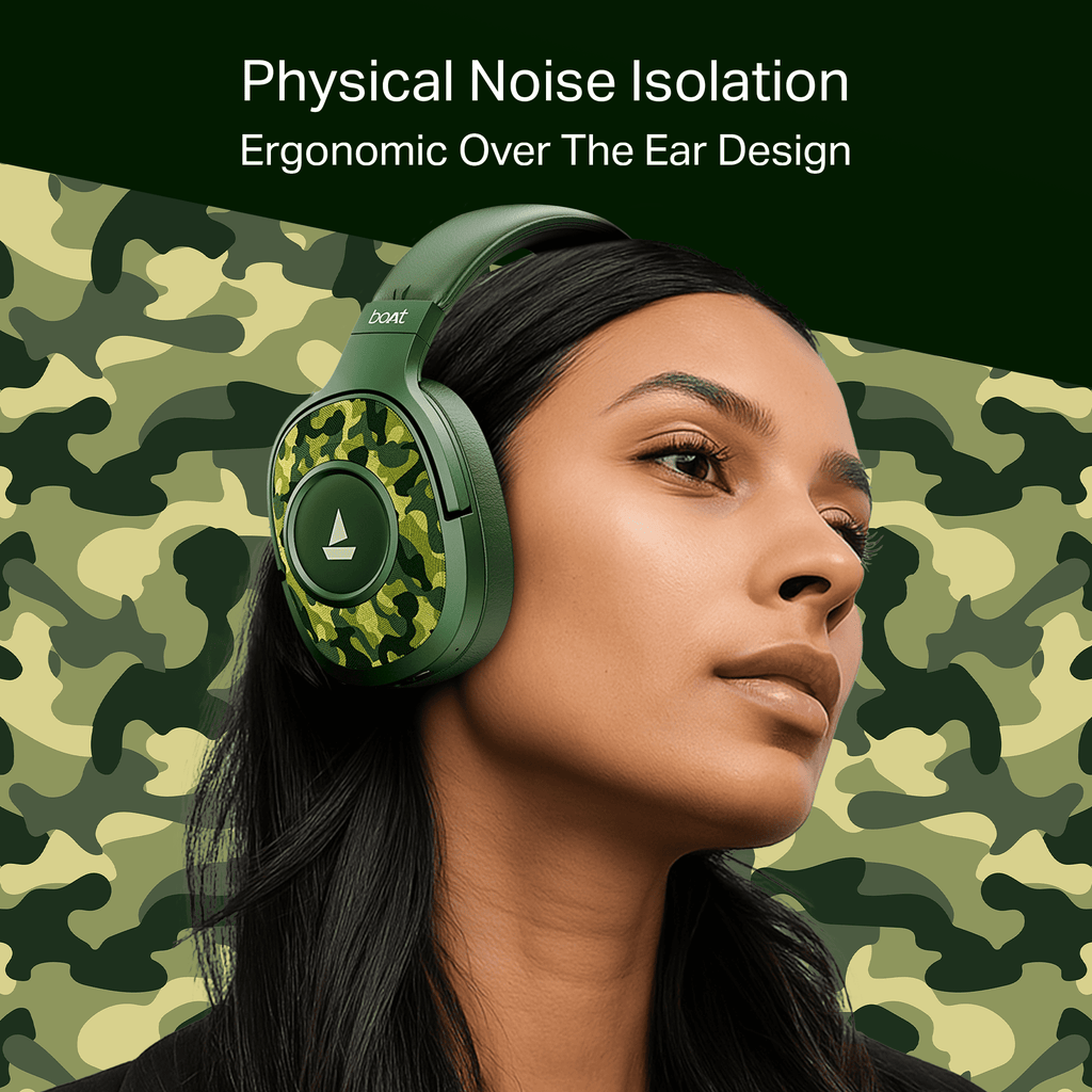 boAt Rockerz Plus 550 | Wireless Headphones with 100H Playback, 50mm Drivers & boAt Signature Sound