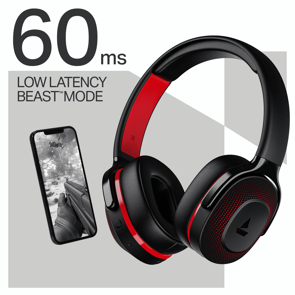 boAt Rockerz 413 | Wireless Headphones with 40mm Drivers, BEAST™ Mode, ENx™ Tech & 60H Playback